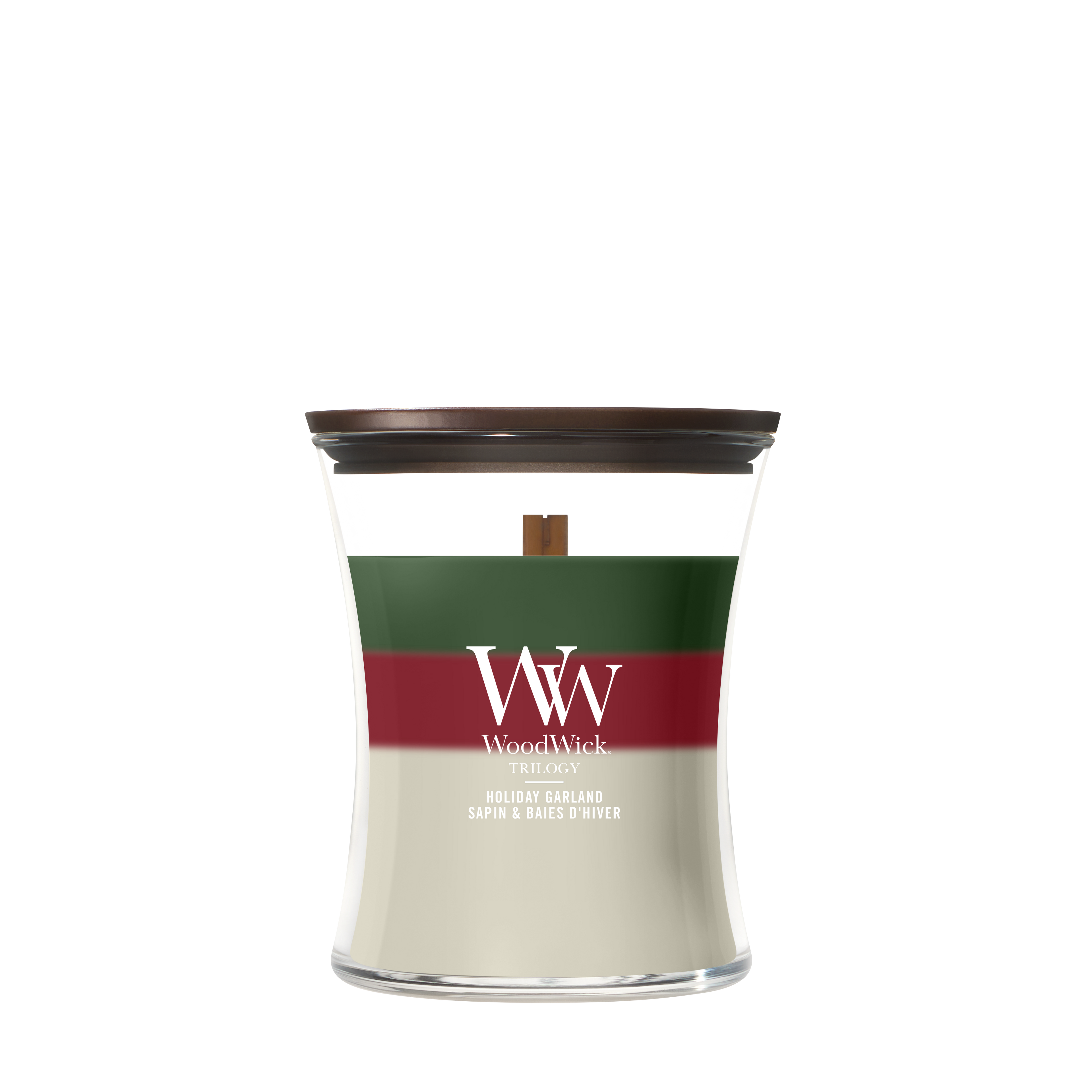 WoodWick - Trilogy Holiday Garland - Medium Geurkaars