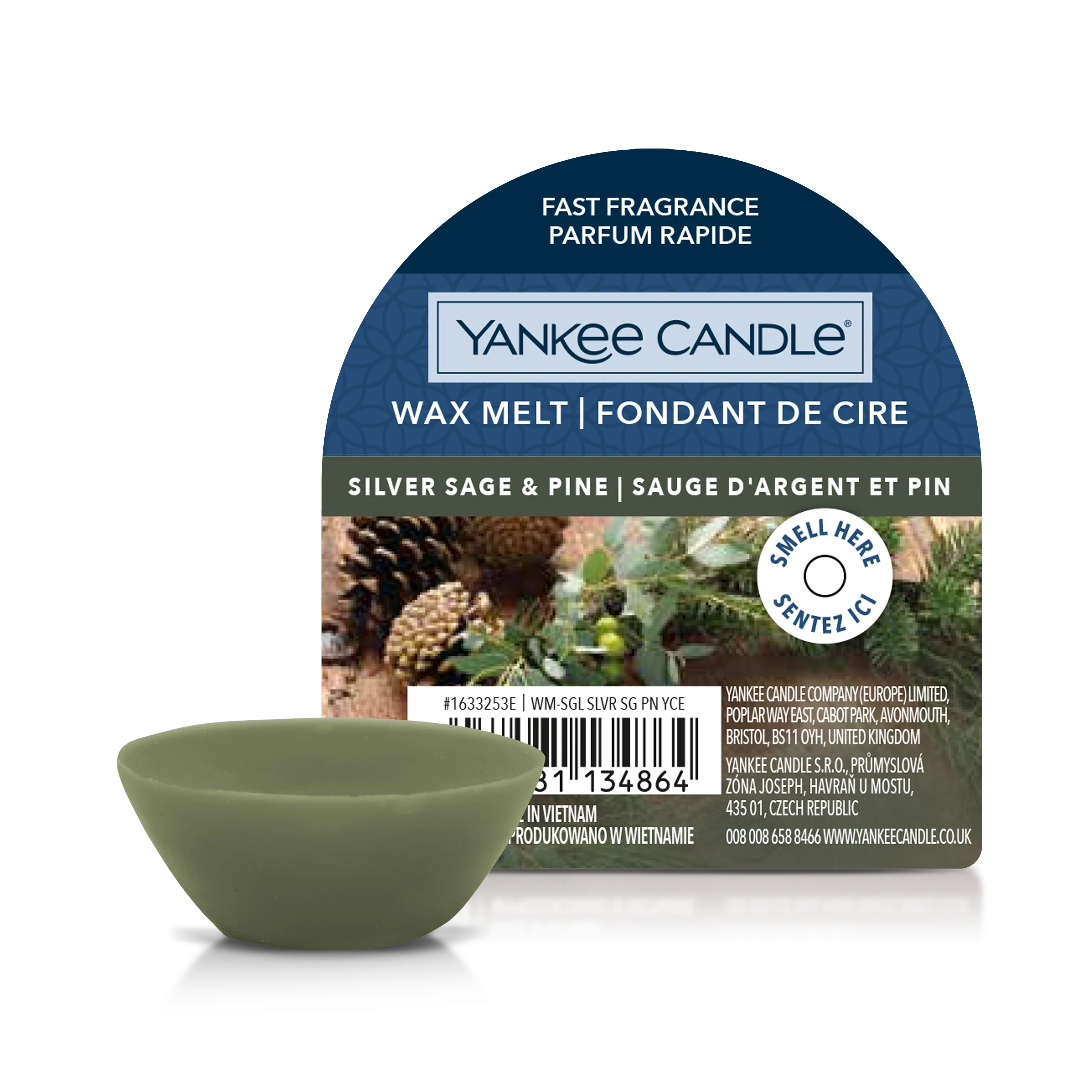 Yankee Candle - Silver Sage & Pine - Wax Melt