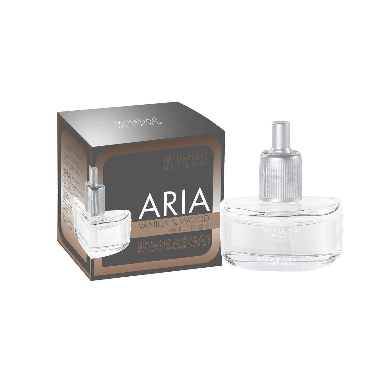 Millefiori Milano - Aria Elektrische Diffuser Navulling - Vanilla & Wood