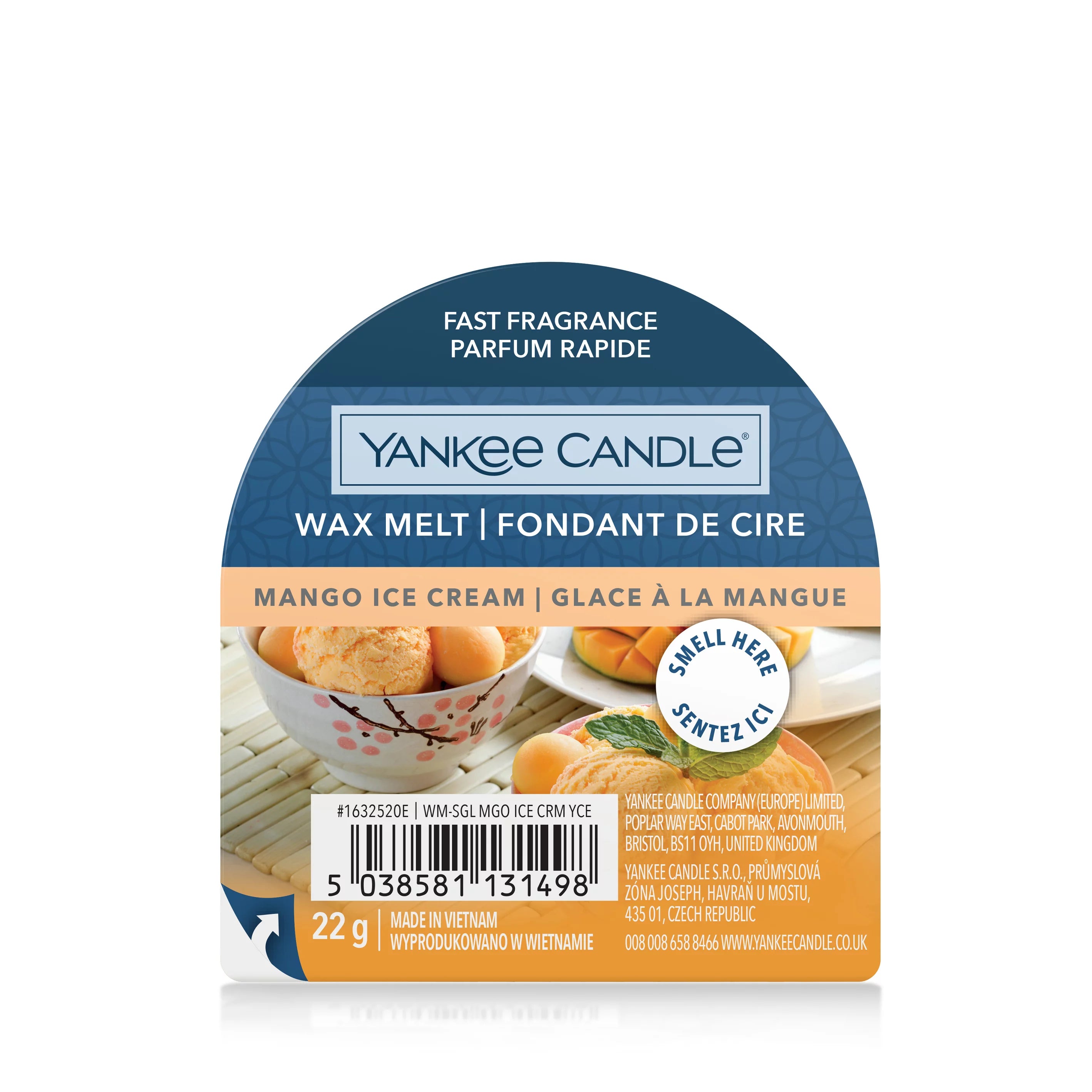 Yankee Candle - Mango Ice Cream - Wax Melt