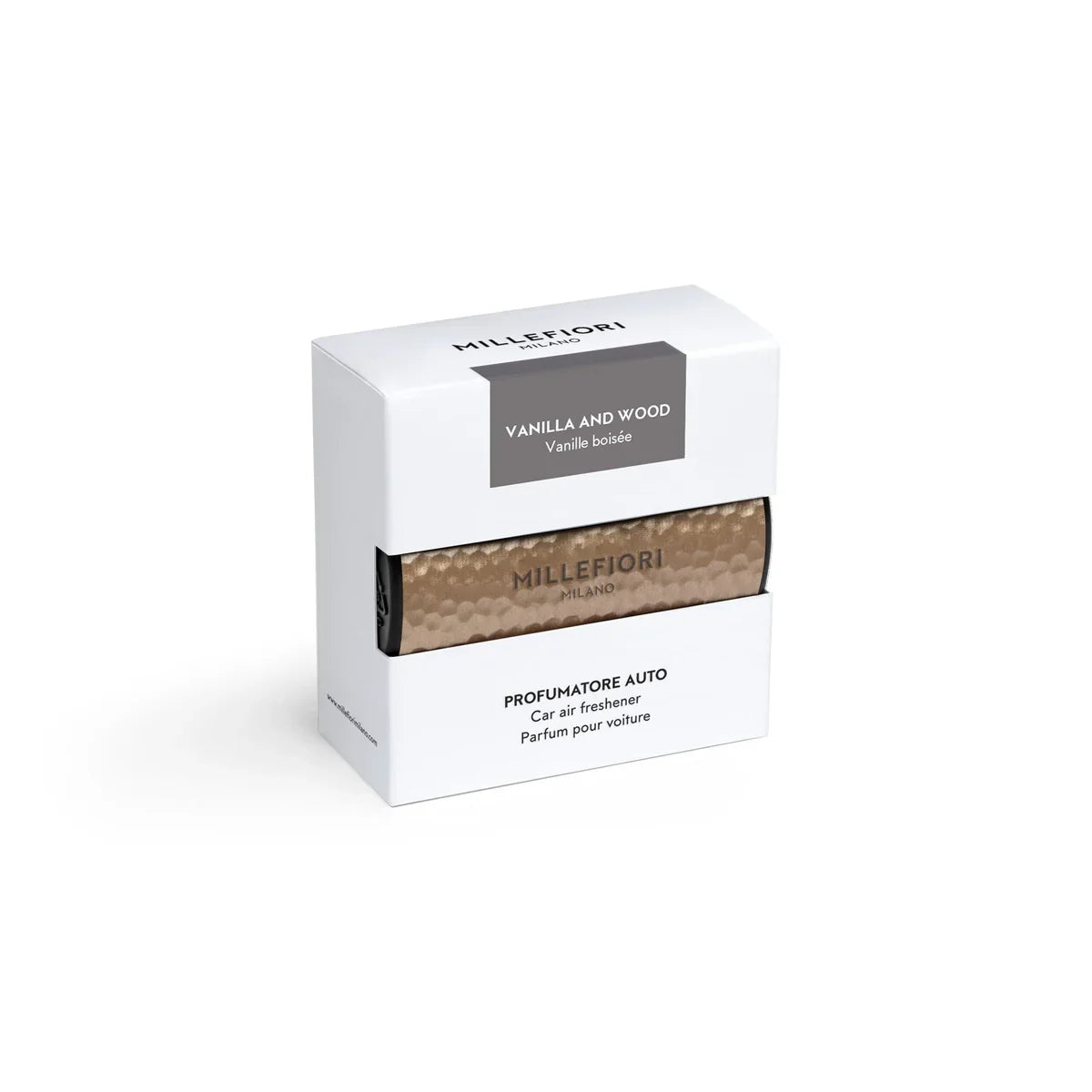 Millefiori Milano - Icon Autoparfum - Metal - Vanilla & Wood