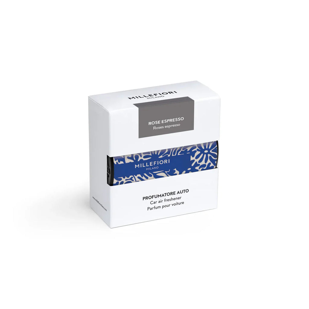 Millefiori Milano - Icon Autoparfum - Textile - Rose Espresso - Blauw