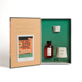 Millefiori Milano - Coffret cadeau de Noël - Bougie parfumée & Bâtonnets diffuseurs - Mela & Canella