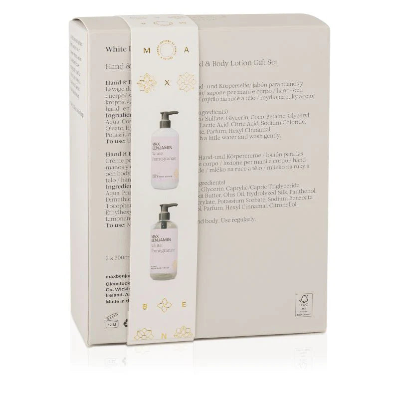 Max Benjamin - Hand & Body Cadeauset - White Pomegranate