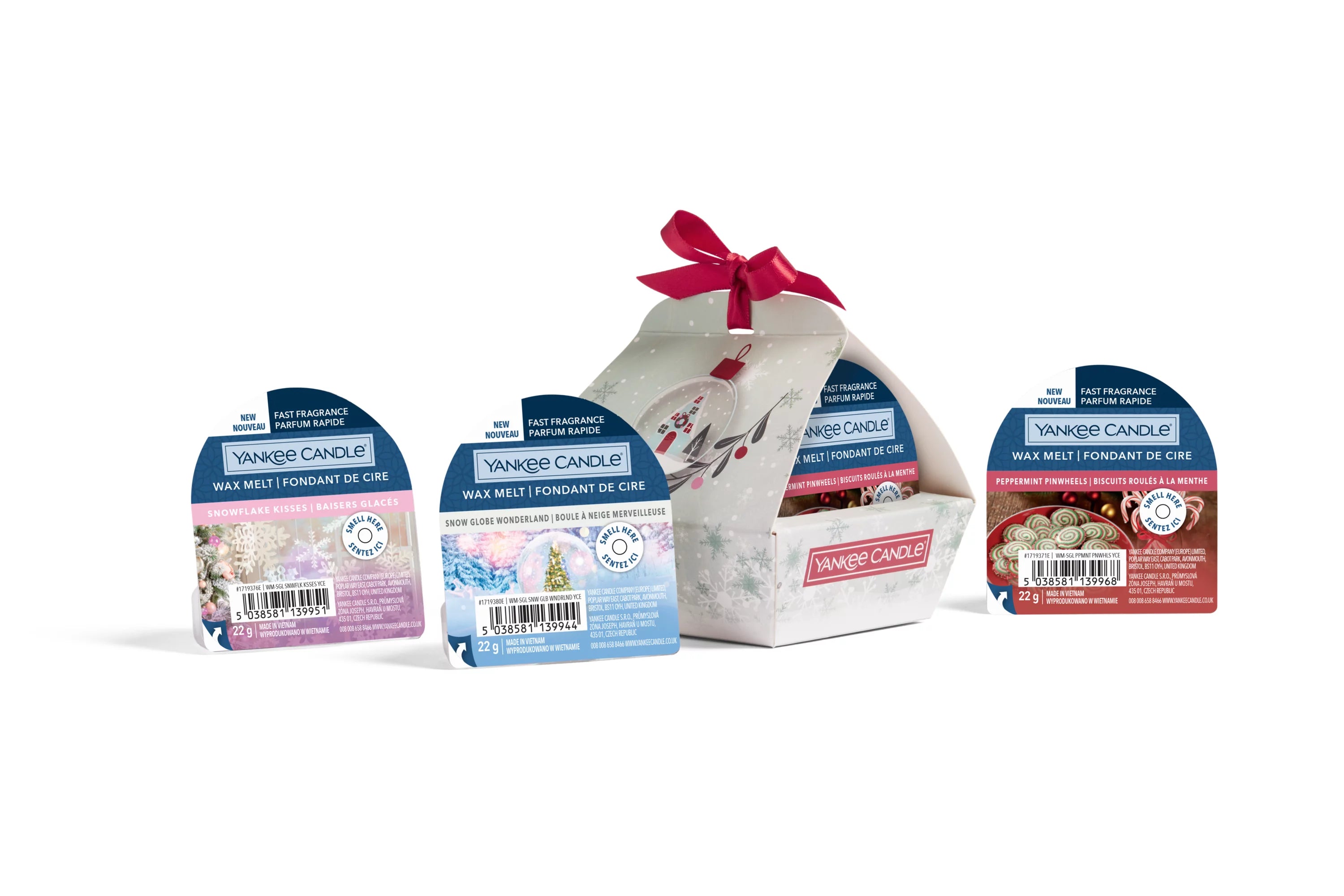 Yankee Candle - 3 Wax Melts - Kerst Cadeauset