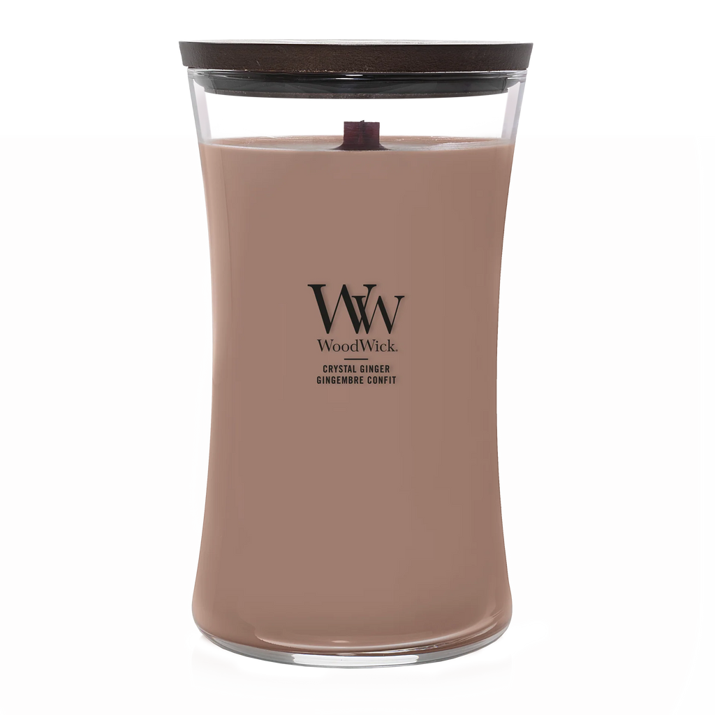 WoodWick - Crystal Ginger - Large Geurkaars