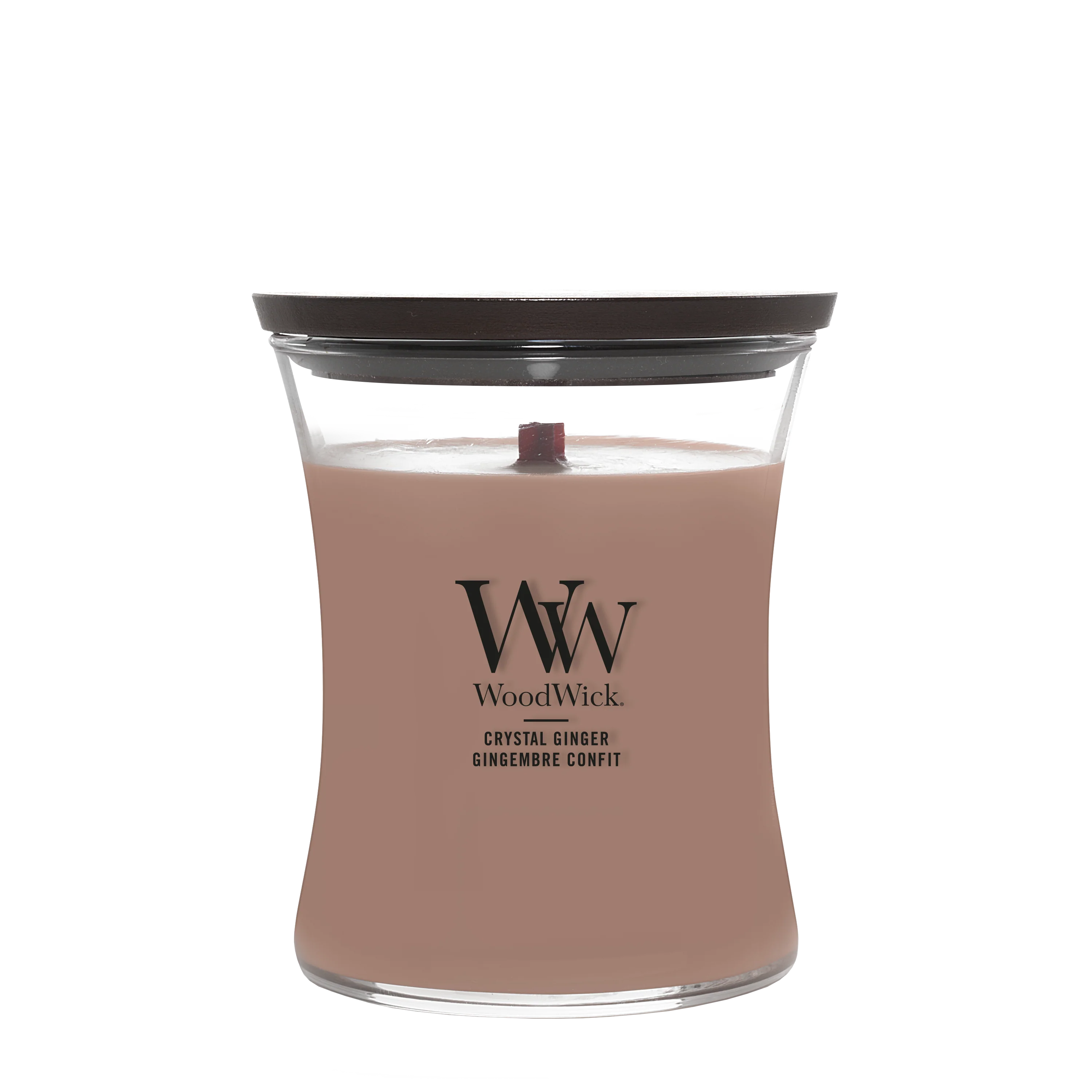 WoodWick - Crystal Ginger - Medium Geurkaars