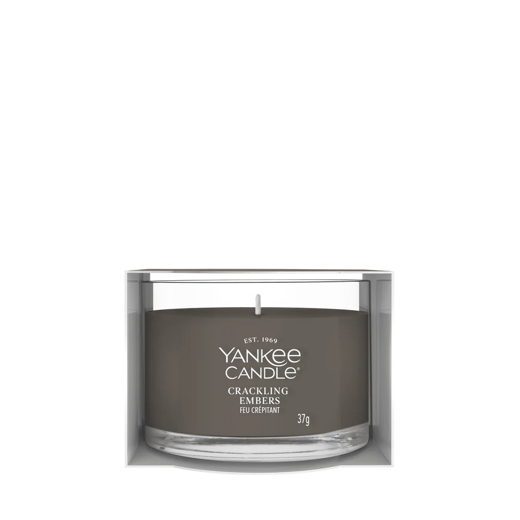 Yankee Candle - Crépitement des braises - Mini bougie votive en jarre