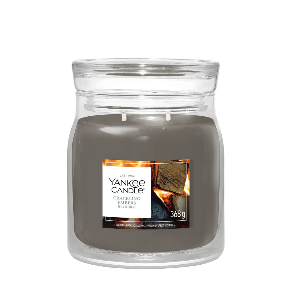 Yankee Candle - Crackling Embers - Medium Jar