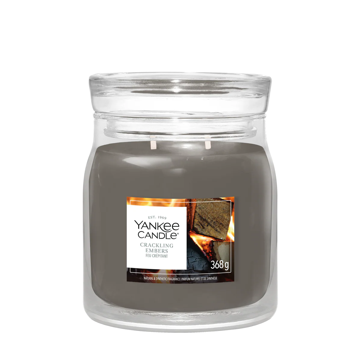 Yankee Candle - Crackling Embers - Medium Jar