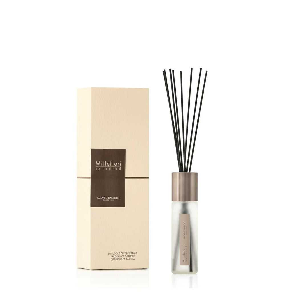 Millefiori Selected - Reed Diffuser 100 ml - Smoked Bamboo