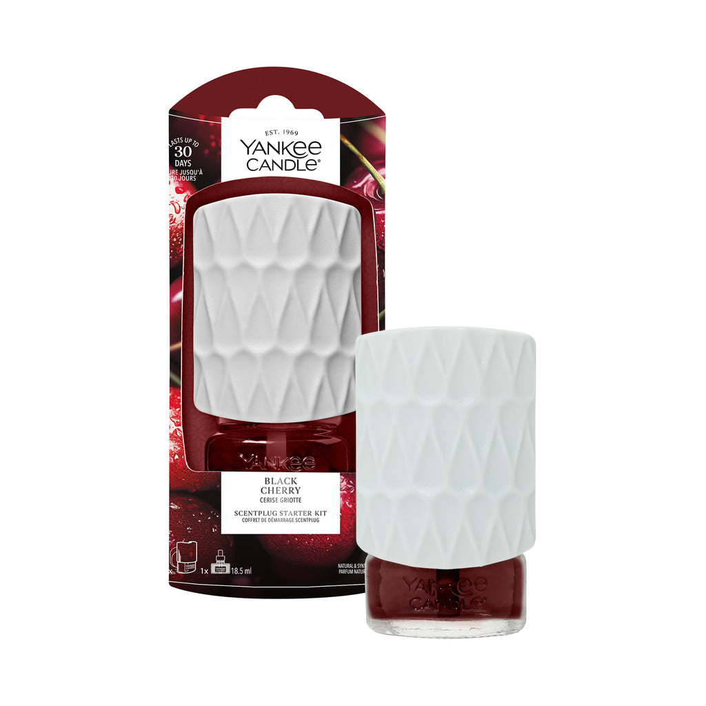 Yankee Candle - Black Cherry - Elektrische Diffuser Starter Kit