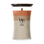 WoodWick - Trilogy Hearth Spice - Large Geurkaars