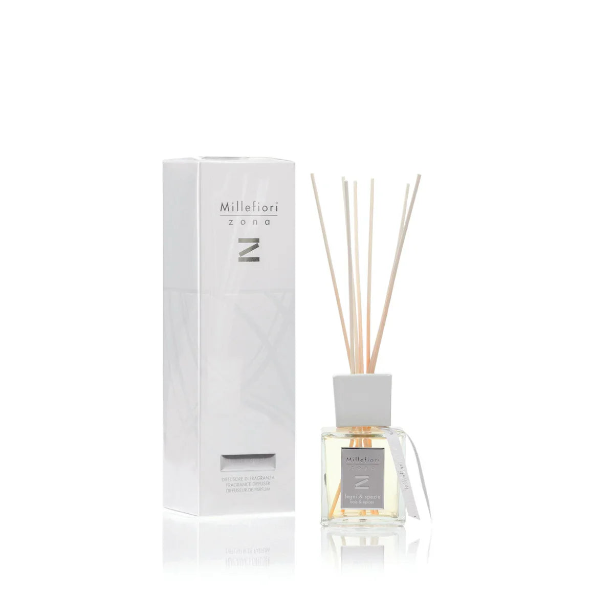 Millefiori Zona - Geurstokjes 250 ml - Legni & Spezie