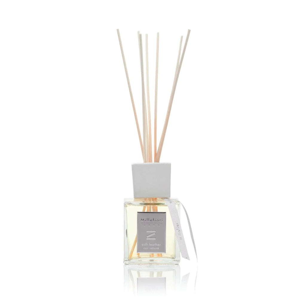 Millefiori Zona - Geurstokjes 100 ml - Soft Leather