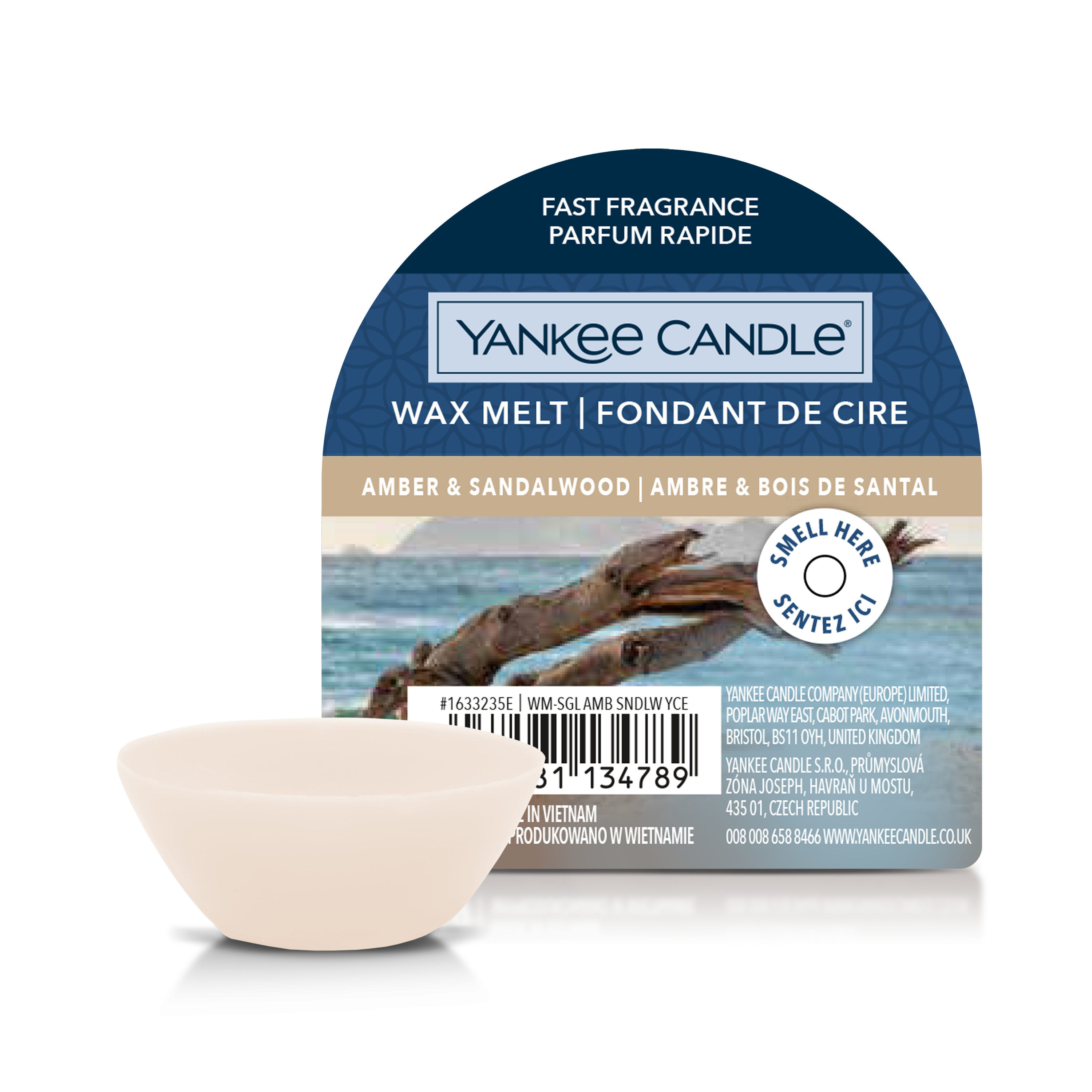 Yankee Candle - Amber & Sandalwood - Wax Melt