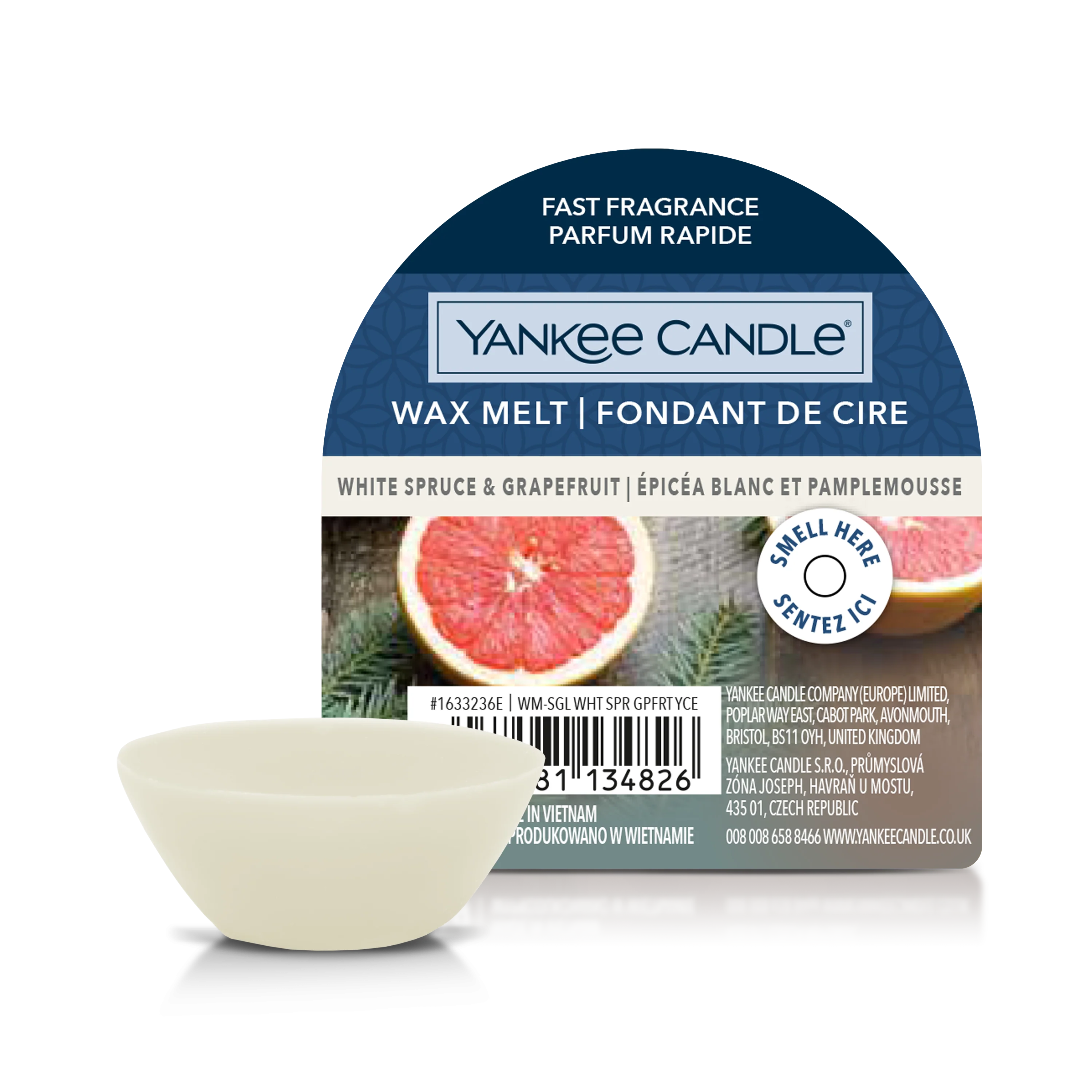 Yankee Candle - White Spruce & Grapefruit - Wax Melt
