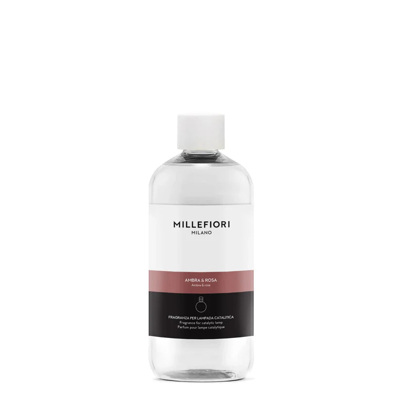 Millefiori Milano - Geurlamp Navulling 500 ml - Ambra & Rosa