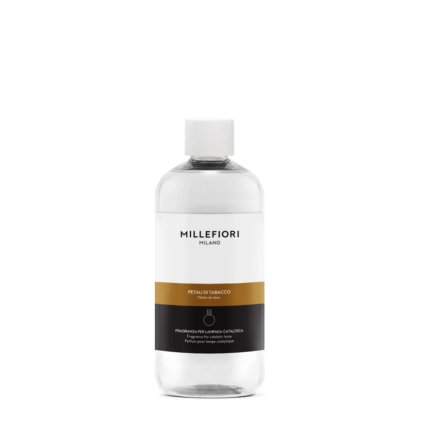 Millefiori Milano - Geurlamp Navulling 500 ml - Petali di Tabacco