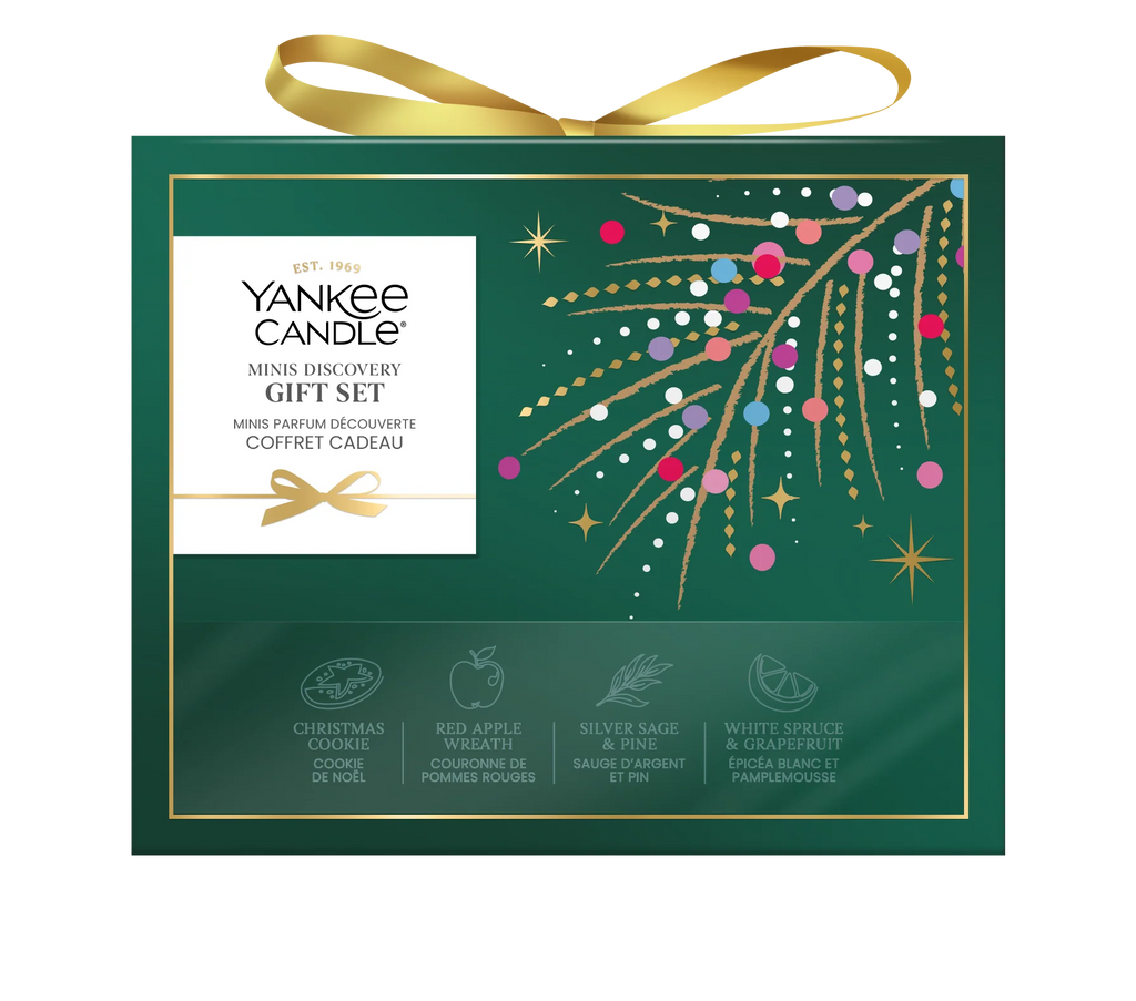 Yankee Candle - Gifted Moments - 4 Votives Remplis - Coffret Cadeau de Noël