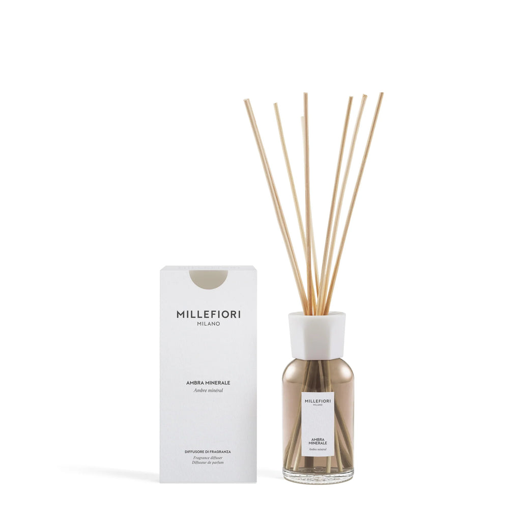 Millefiori Milano - Geurstokjes 250 ml - Ambra Minerale
