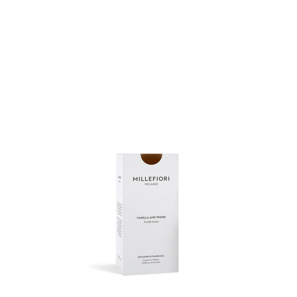 Millefiori Milano - Geurstokjes 250 ml - Vanilla & Wood