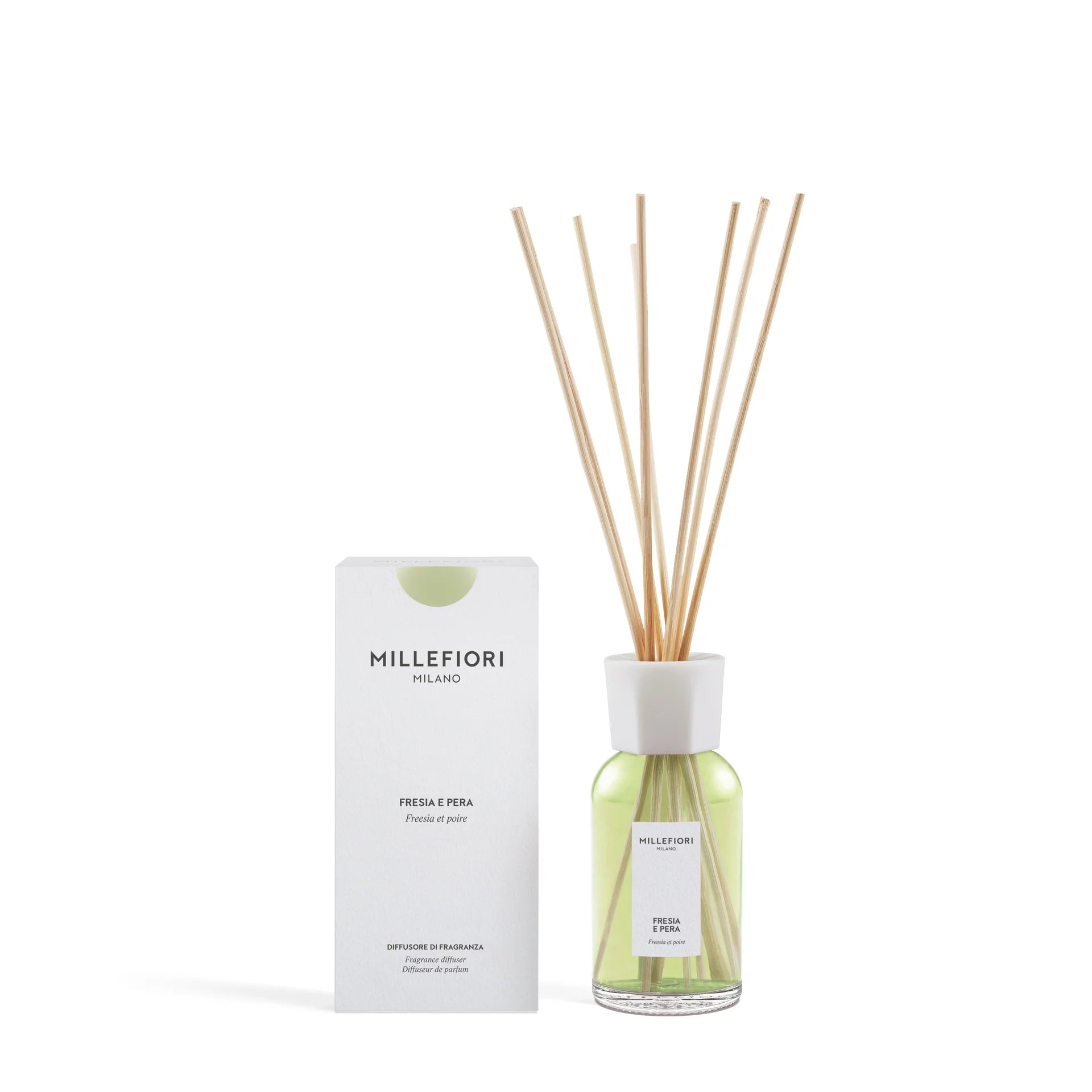 Millefiori Milano - Geurstokjes 250 ml - Fresia e Pera
