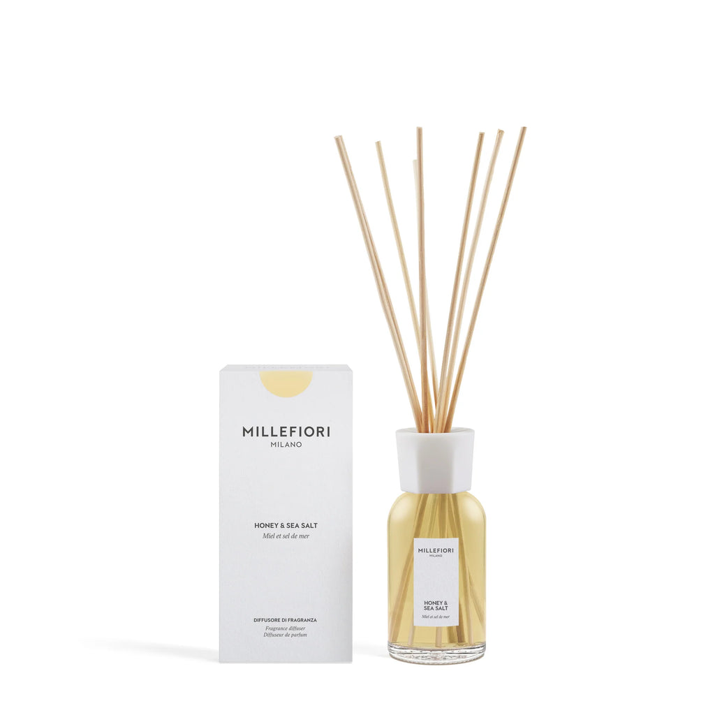 Millefiori Milano - Geurstokjes 250 ml - Honey & Sea Salt