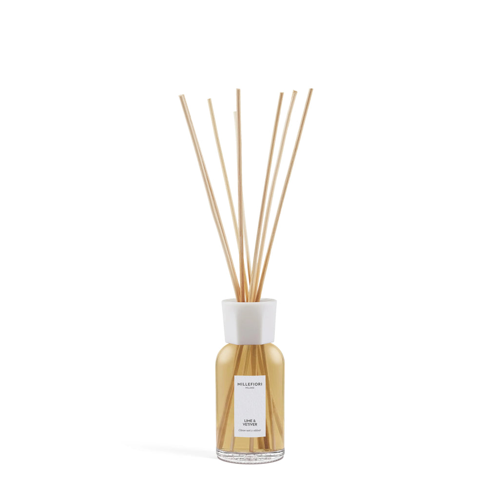 Millefiori Milano - Geurstokjes 250 ml - Lime & Vetiver