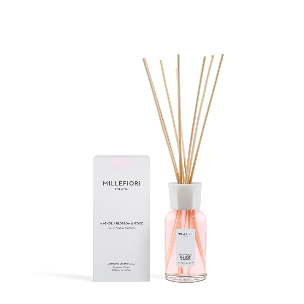 Millefiori Milano - Geurstokjes 250 ml - Magnolia Blossom & Wood