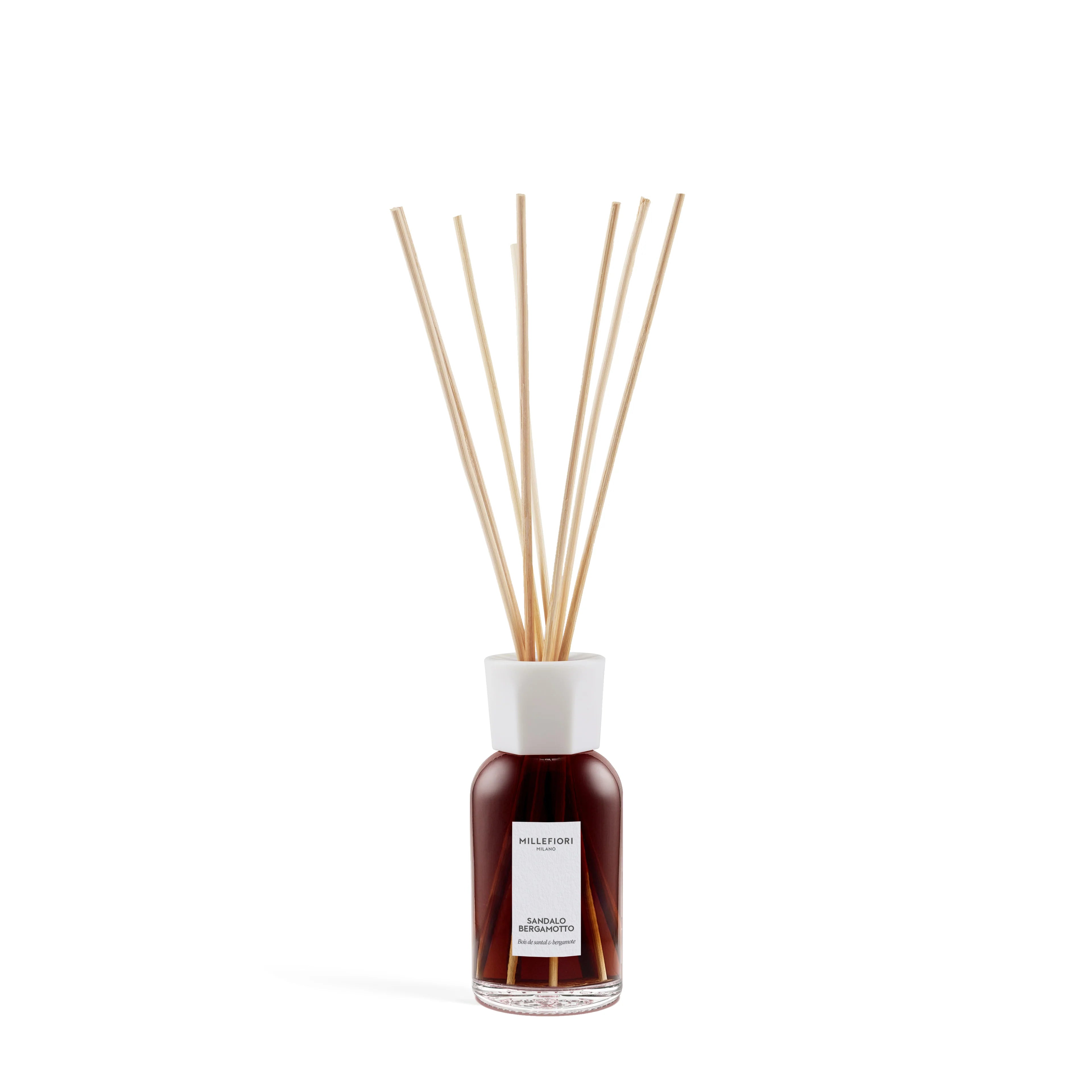 Millefiori Milano - Geurstokjes 250 ml - Sandalo Bergamotto