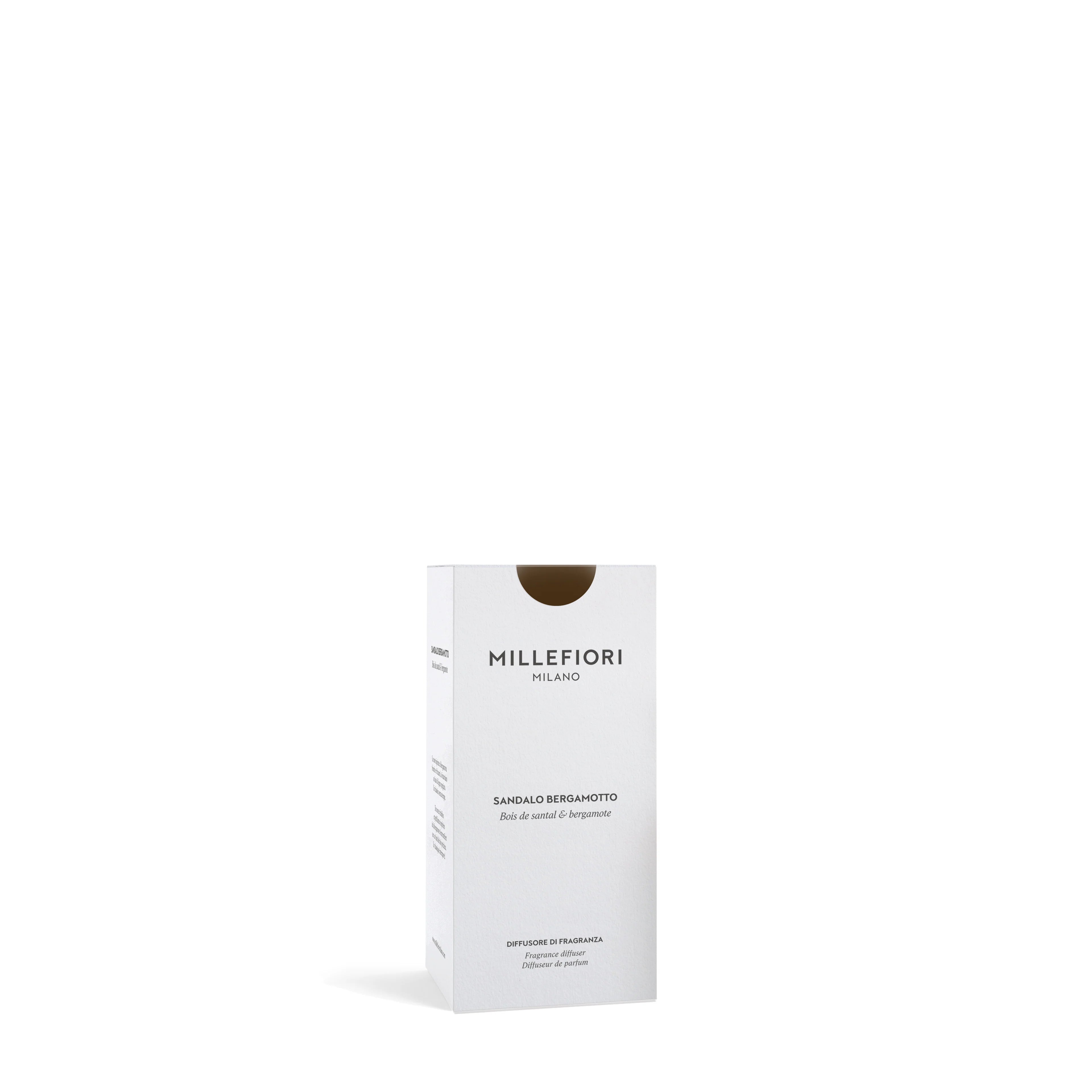 Millefiori Milano - Geurstokjes 250 ml - Sandalo Bergamotto
