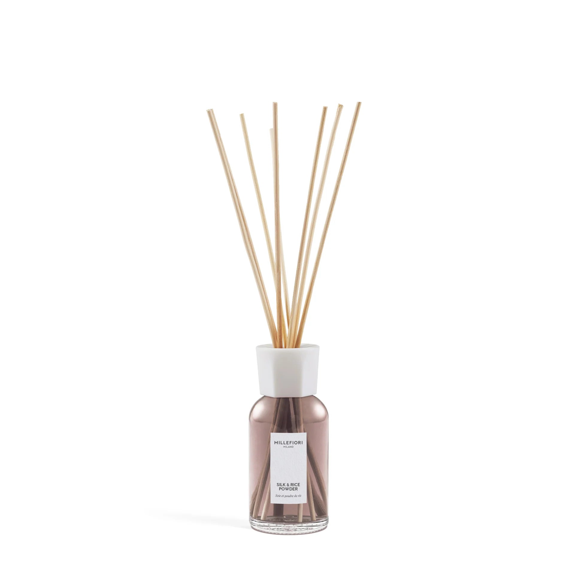 Millefiori Milano - Geurstokjes 250 ml - Silk & Rice Powder