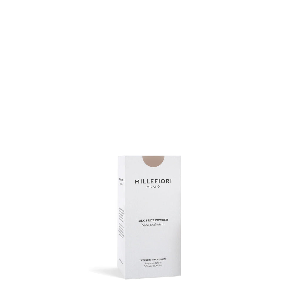 Millefiori Milano - Geurstokjes 250 ml - Silk & Rice Powder