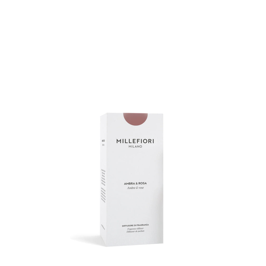 Millefiori Milano - Geurstokjes 500 ml - Ambra & Rosa