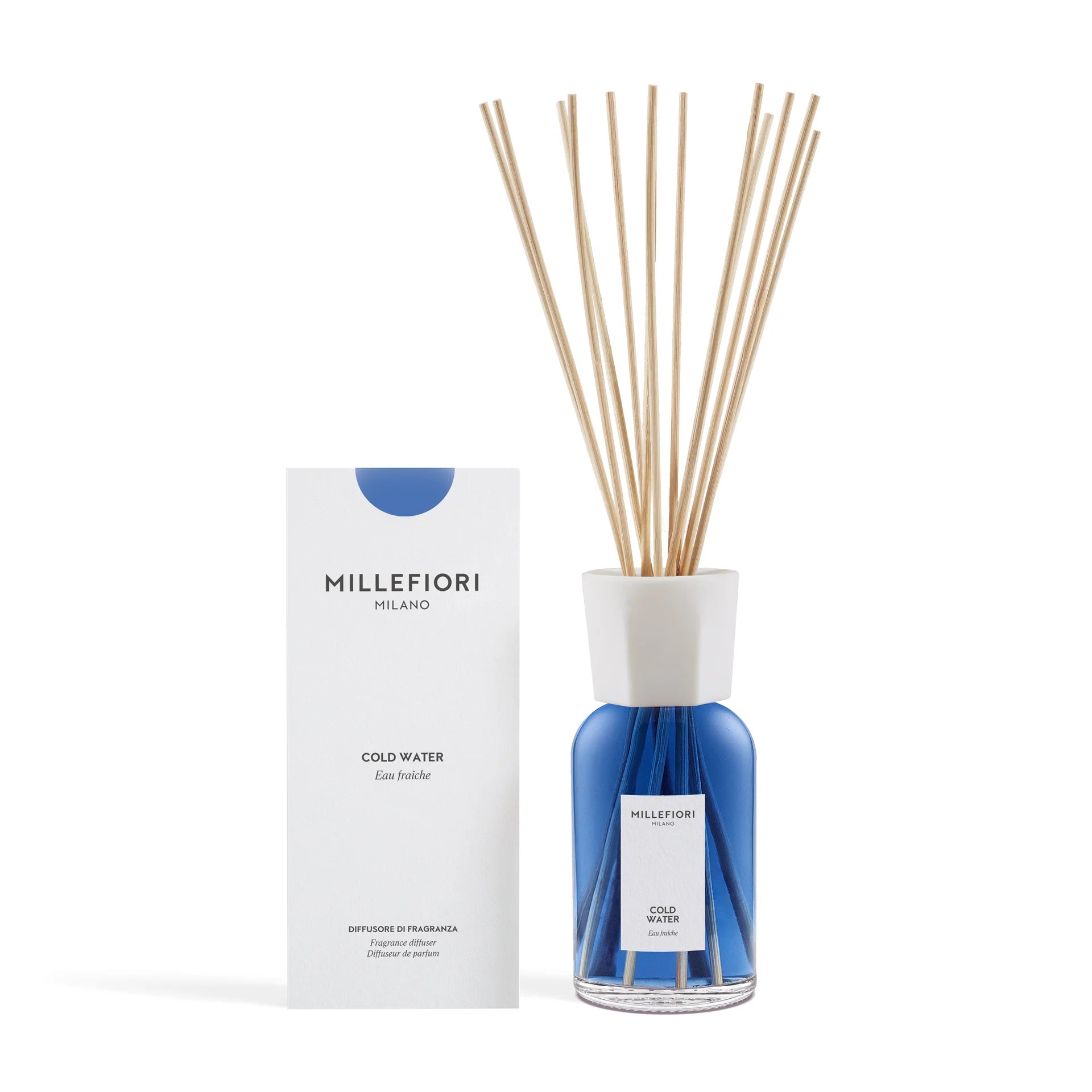 Millefiori Milano - Geurstokjes 500 ml - Cold Water