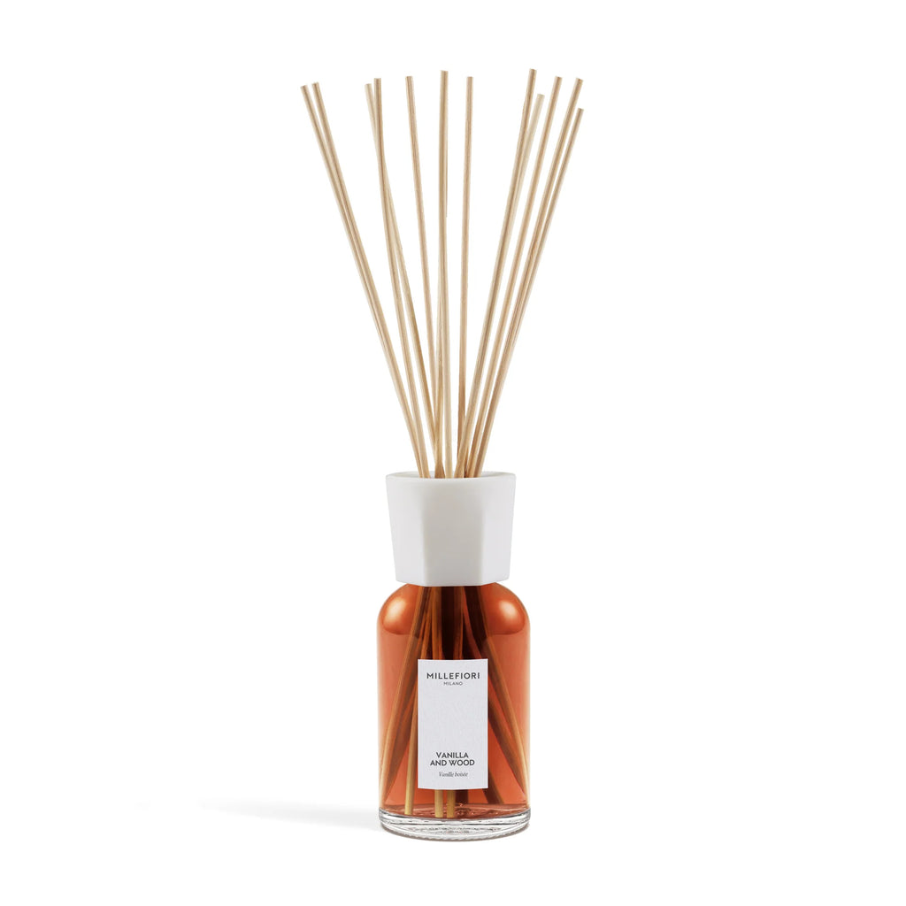 Millefiori Milano - Geurstokjes 500 ml - Vanilla & Wood