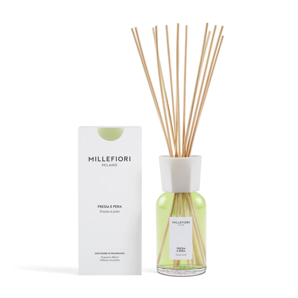 Millefiori Milano - Geurstokjes 500 ml - Fresia e Pera
