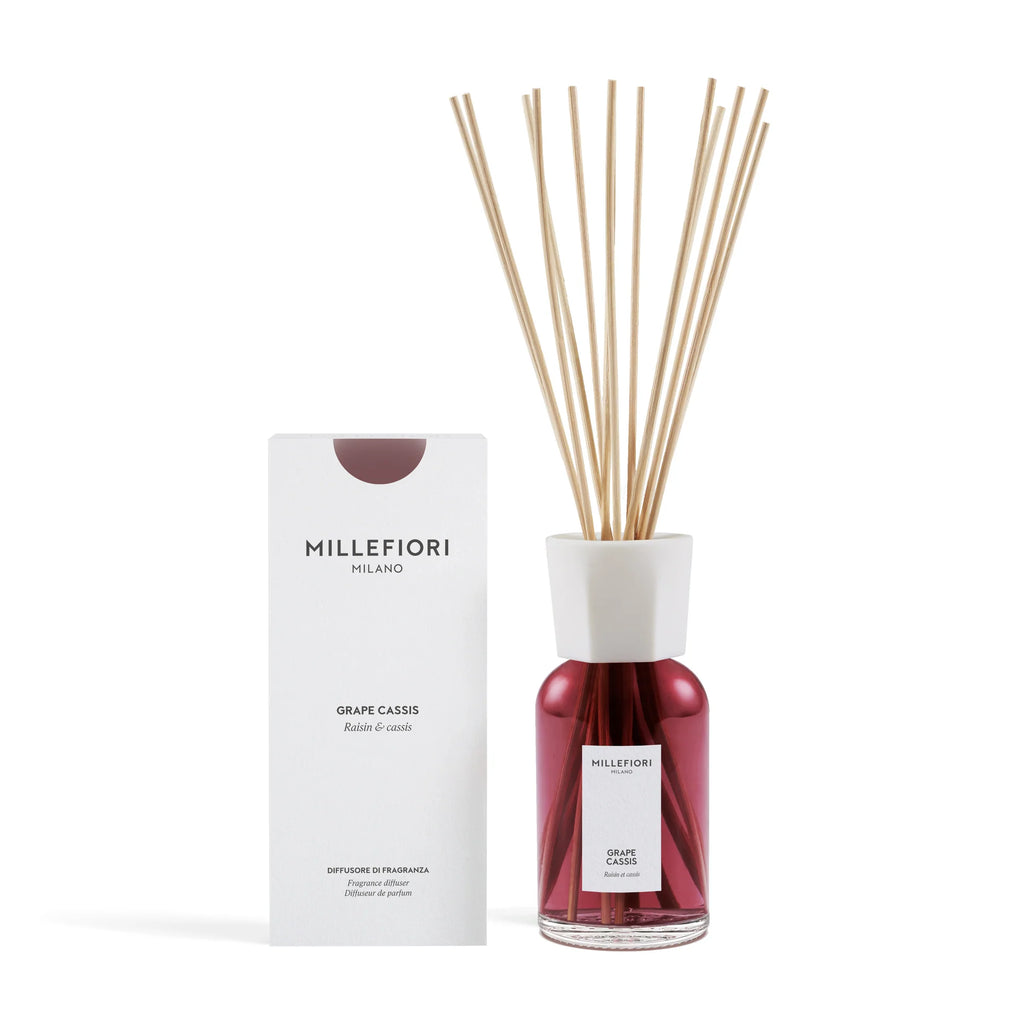 Millefiori Milano - Geurstokjes 500 ml - Grape Cassis