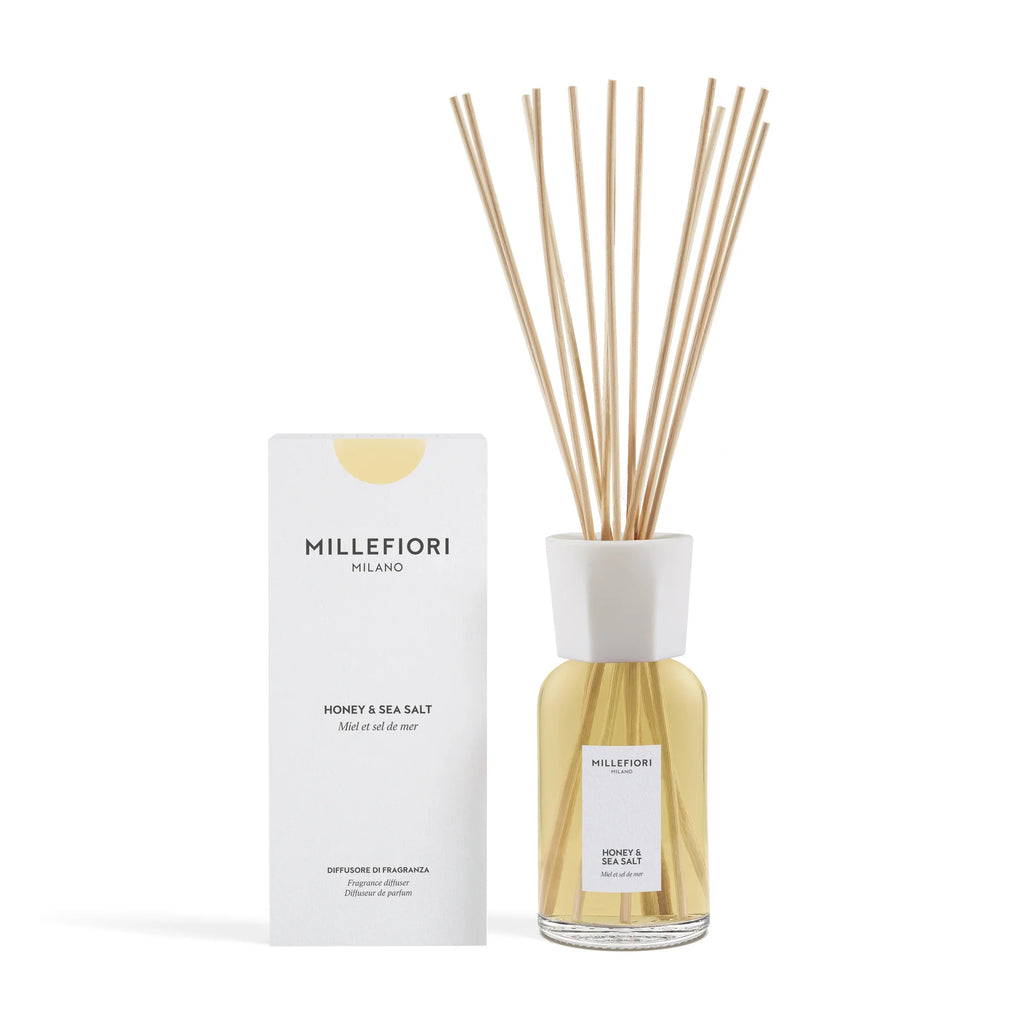 Millefiori Milano - Geurstokjes 500 ml - Honey & Sea Salt