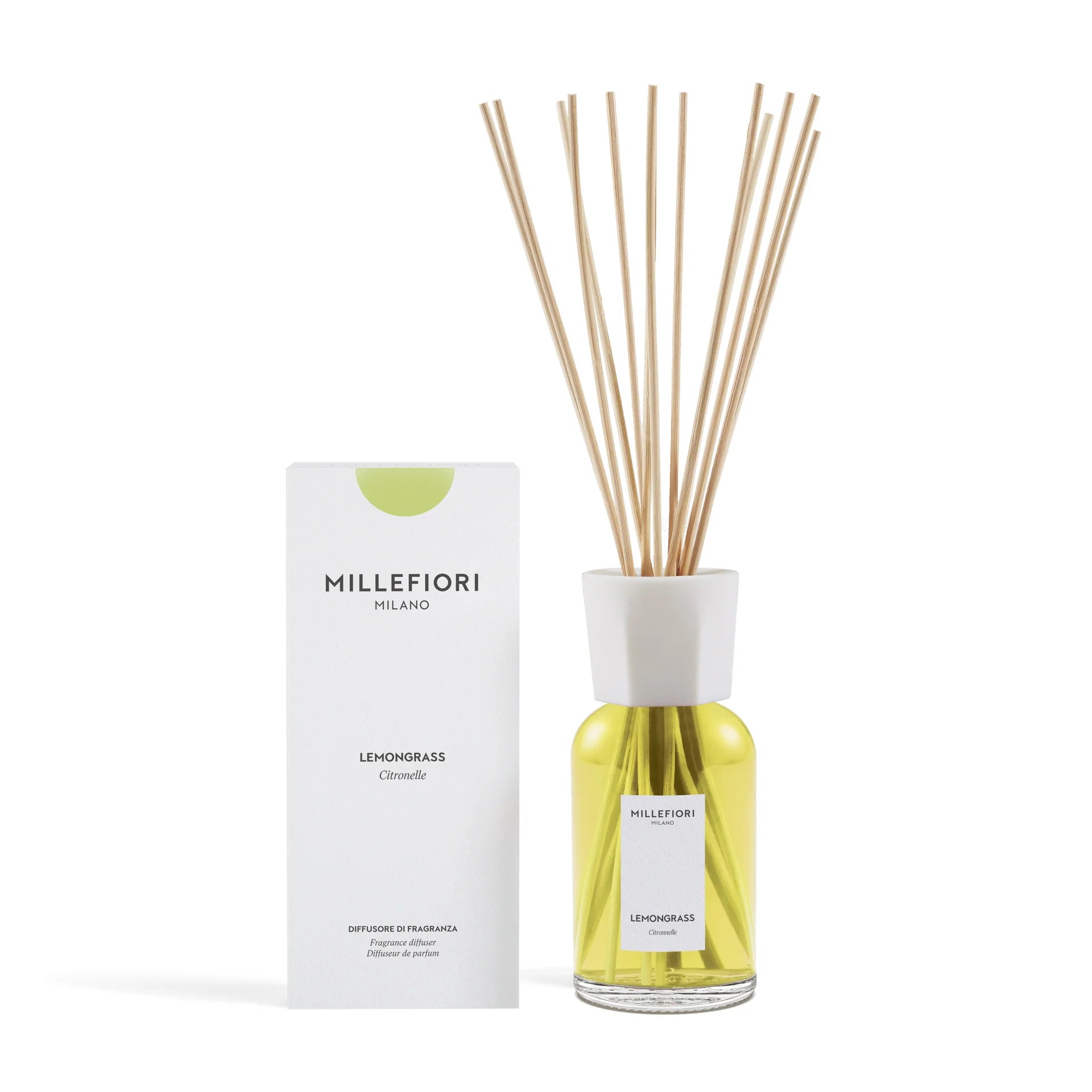 Millefiori Milano - Geurstokjes 500 ml - Lemongrass