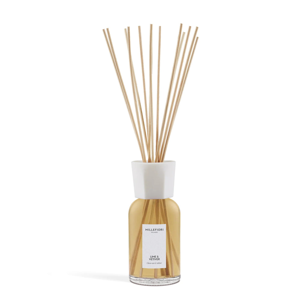 Millefiori Milano - Geurstokjes 500 ml - Lime & Vetiver