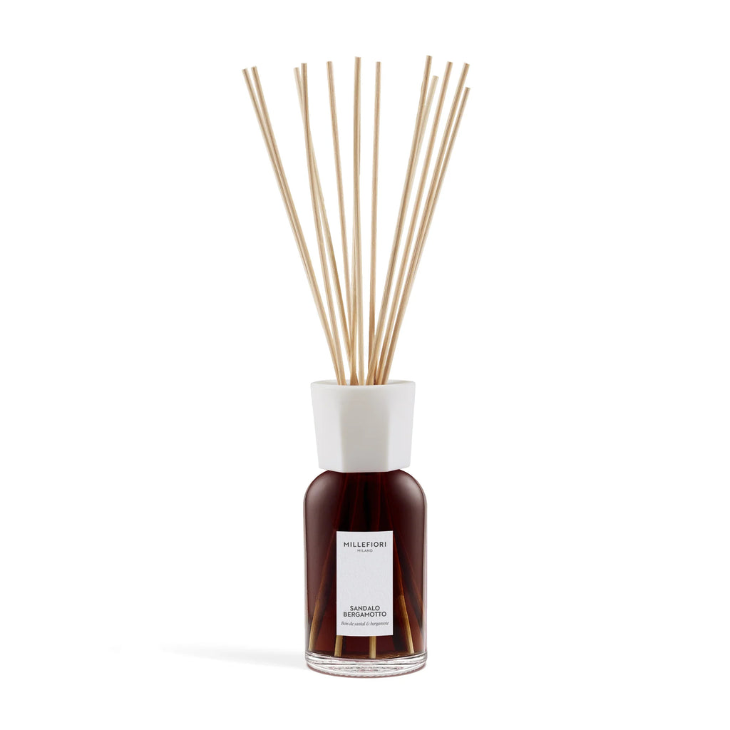 Millefiori Milano - Geurstokjes 500 ml - Sandalo Bergamotto