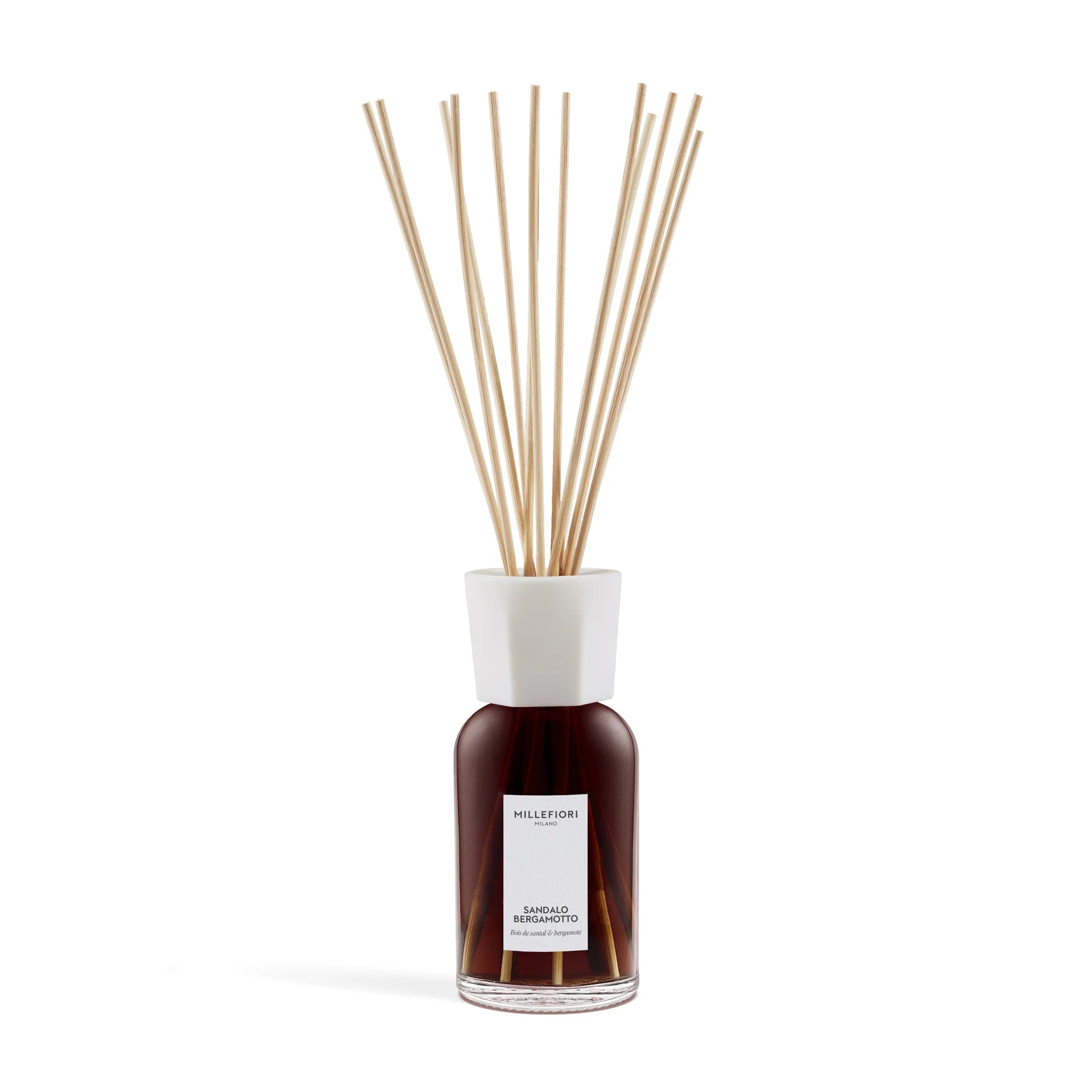 Millefiori Milano - Geurstokjes 500 ml - Sandalo Bergamotto