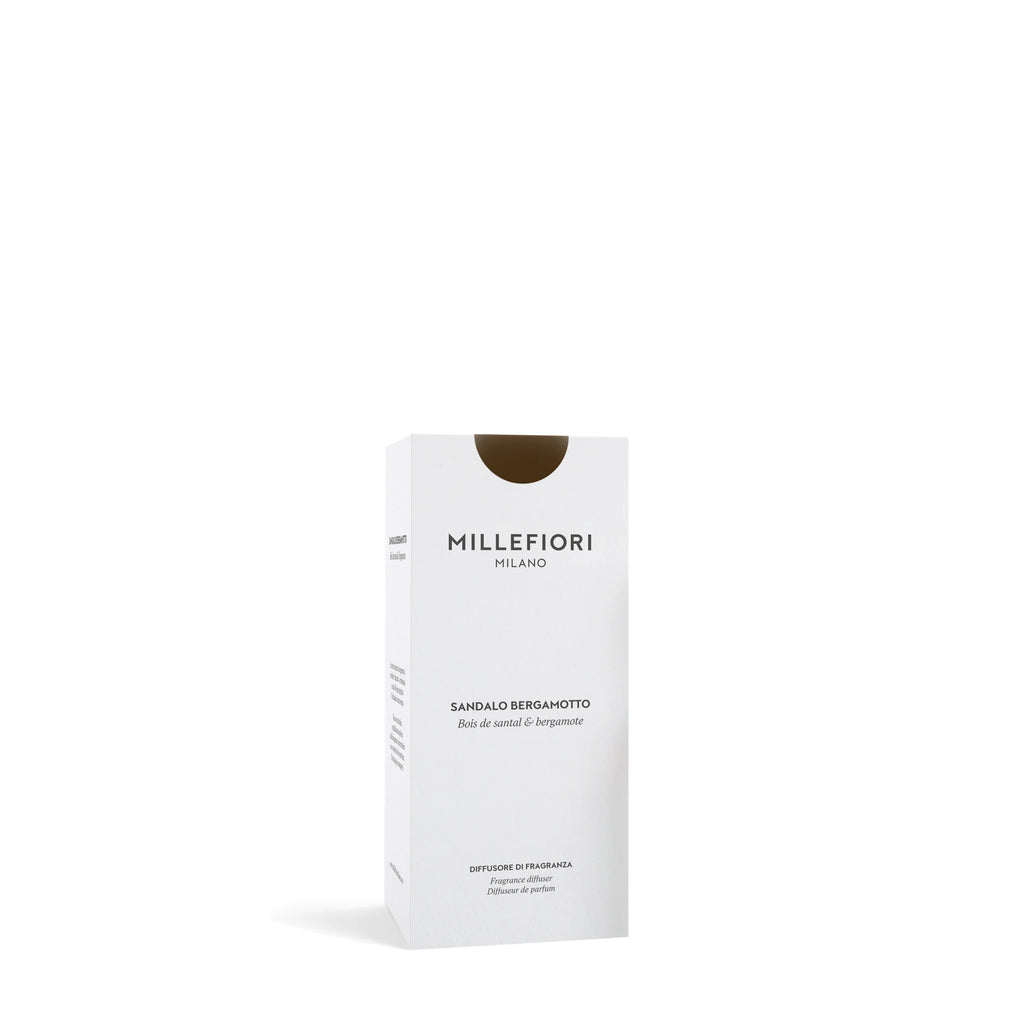 Millefiori Milano - Geurstokjes 500 ml - Sandalo Bergamotto