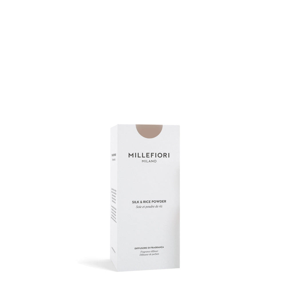 Millefiori Milano - Geurstokjes 500 ml - Silk & Rice Powder