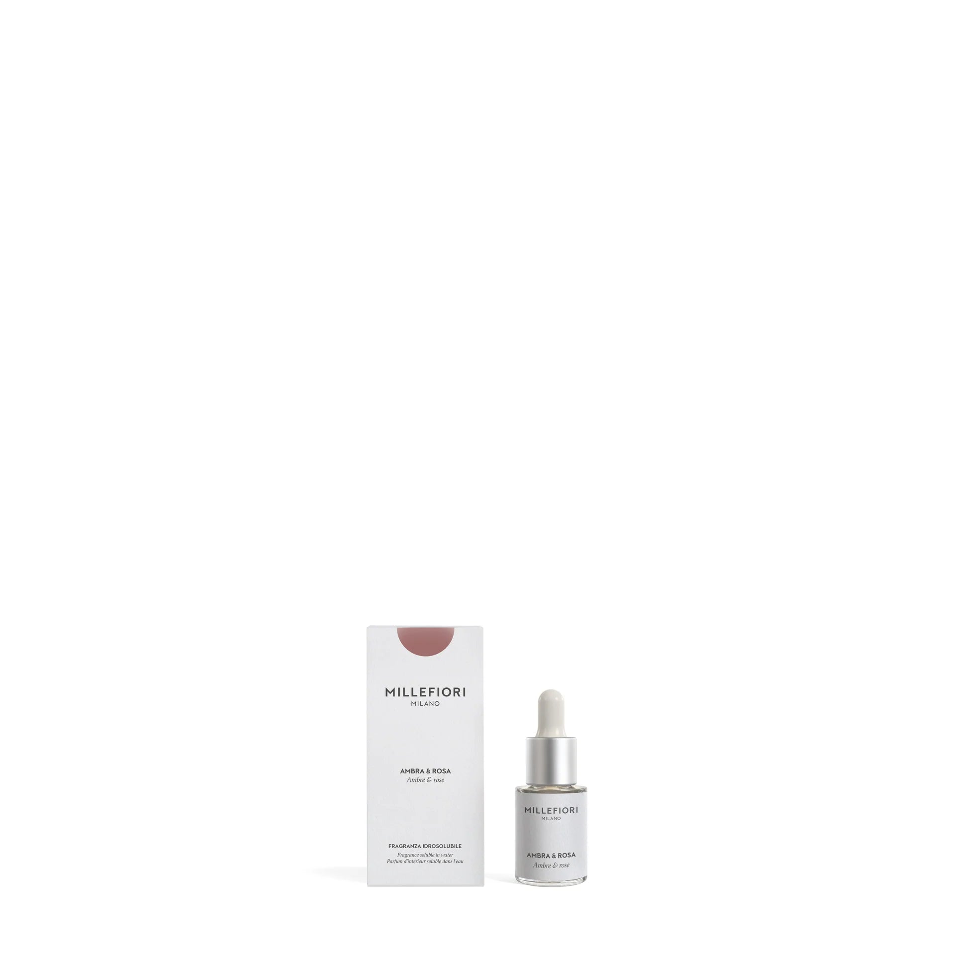 Millefiori Milano - Wateroplosbare Geurolie 15 ml - Ambra & Rosa