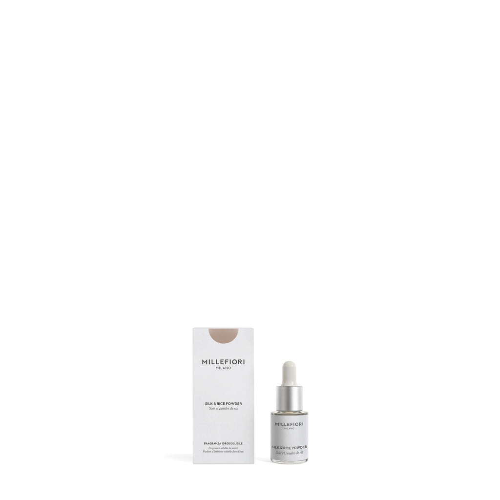 Millefiori Milano - Wateroplosbare Geurolie 15 ml - Silk & Rice Powder