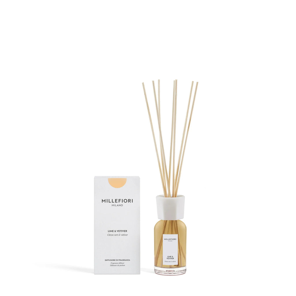 Millefiori Milano - Geurstokjes 100 ml - Lime & Vetiver