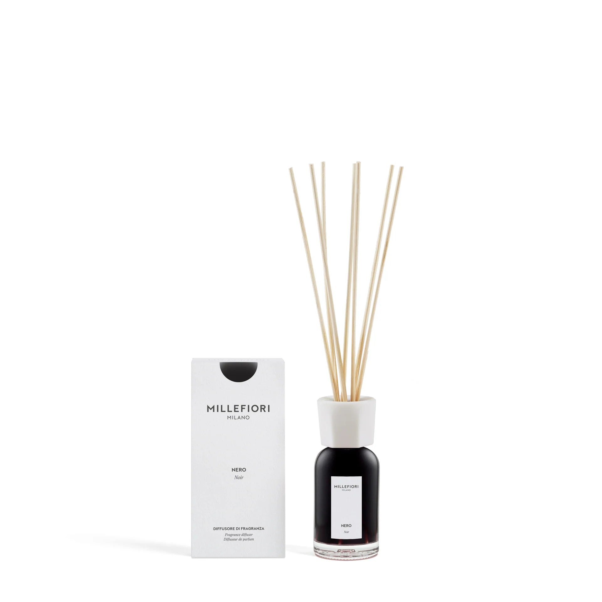 Millefiori Milano - Geurstokjes 100 ml - Nero